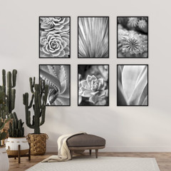 Black Basic Poster & Picture Wall Frame Home Office Decor 18″ X 24″ Set of 6