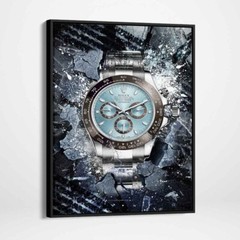 Rolex Daytona Platina inspired Canvas Wall Art Print – Watch Art Poster Print