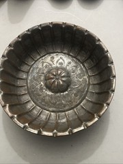 Pseudo Bronze Decorative Bowl 9 in diameter