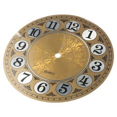 7 In Diameters 180mm Vintage Aluminium Metal Wall Clock for DIAL Face Arabic
