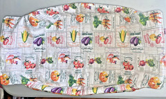 Large Thick Double Sided Deep Vegetable Basket Liner Fabric Garden 100% Cotton