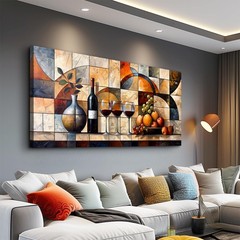 PHAOHUAXM Abstract Canvas Wall Art For Living Room Large Wall Decor For Bedro…