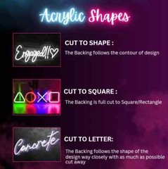 Handmade LED Neon Light – Personalized Wall Art for Parties,Weddings &Businesses