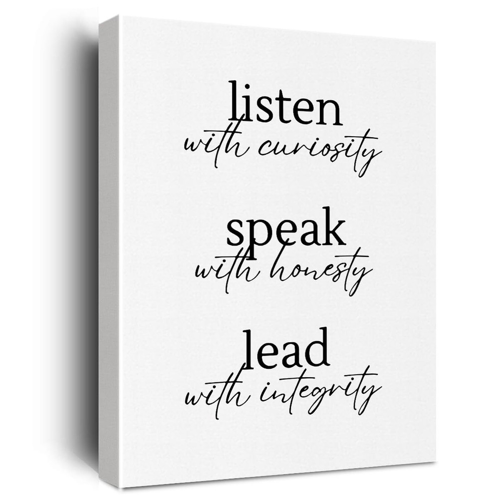 Inspirational Canvas Wall Art Framed HR Office Decor Paintings Canvas Prints …