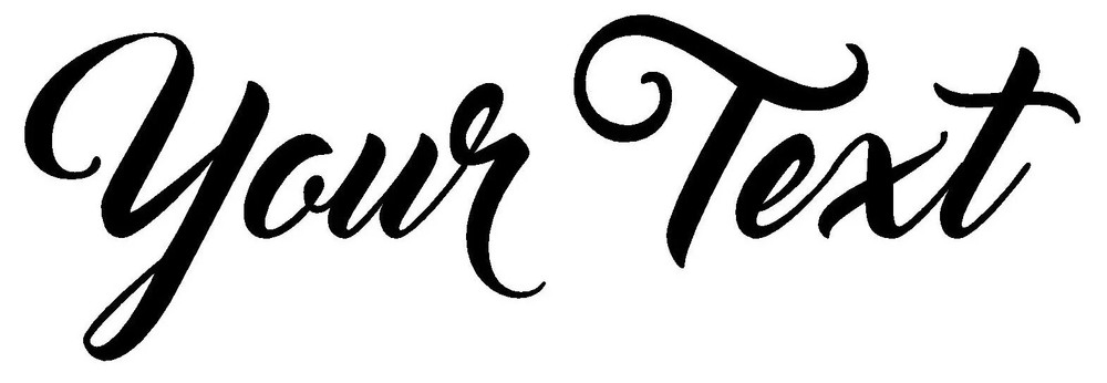 YOUR TEXT Vinyl Decal Sticker Car Window Bumper CUSTOM Personalized Lettering