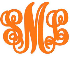 Script Monogram- Great gift idea for Yeti, Cellphones, Auto, Laptop