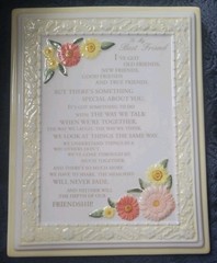Amscan To My Best Friend Ceramic Wall Plaque (See Pictures)