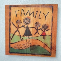 Painted Peace » Rooted in Love Family Wall Plaque – Design by Stephanie Burgess