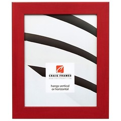 Craig Frames Colori 125, 1.25 Inch Wide Modern Red Picture Frame