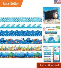 Versatile 118ft Classroom Border Set – Colorful Ocean Theme for All Occasions