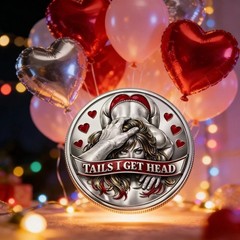 Heads I Get Tail / Tails I Get Head Commemorative Coin, Naughty Adult 1 pc