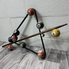 Deco 79 Metal Pool Wall Sculpture Games Home Wall Decor Wall Art 30″ x 20” in