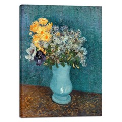 Vase with Lilac Canvas Prints Wall Art of Van Gogh Classic Flowers Artwork