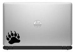 Bear Paw Custom Vinyl Sticker / Decal Grizzly Brown Black Polar Print Foot Claw