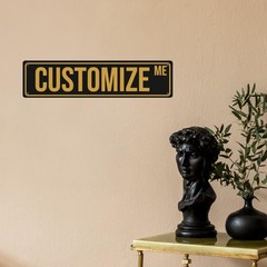 Generic Custom Aluminum Sign, Personalized Metal Signs with Text Logo Photo