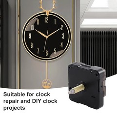 EMOON 2-Pack Quartz Clock Movement Replacement, Total Shaft Length 20MM+23MM