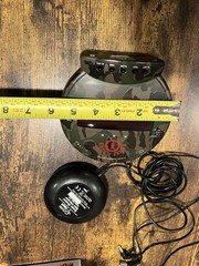 SONIC ALERT SONIC BOMB BUNKER CAMOUFLAGE ALARM CLOCK TESTED WORKING!!!