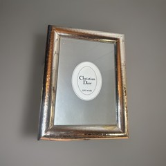 Vintage Christian Dior Silver Tone Picture Photo Frame 6 1/2″ x 8 1/2″
