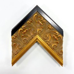 4 1/2″ Readymade Picture Frame (Gold Swirls)