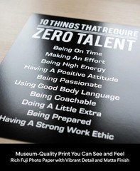 8×10 Unframed Leadership Quote Print – Discipline & Motivation for Workspaces