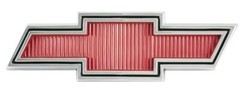 Chevy Red Bowtie Emblem Steel Sign