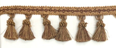 Tassel Fringe Trim 3.5″ for Drapery Curtains Upholstery Pillows/Gold w Dark Gold