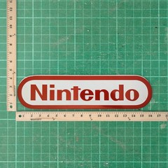 Large Engraved Nintendo Logo Video Game Wall Art Collectable Sign