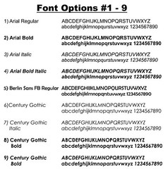 Custom Vinyl Decals Text Letters Numbers Personalized Stickers Car Window Home