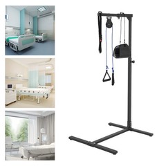 Multifunctional Standing Frame & Stand Up Assist Bar, Bed Lift for Elderly Black