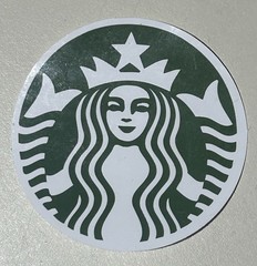 Sticker Starbucks Coffee Logo Siren Decal 2.5”in