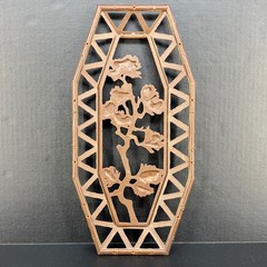Homco Wall Plaque Faux Bamboo Pine Branch Syroco MCM Chinoiserie 7412 Asian