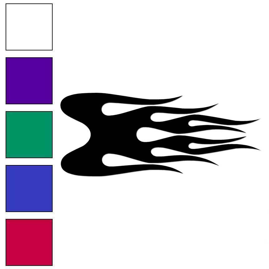 Fire Flames, Vinyl Decal Sticker, Multiple Colors & Sizes #7250