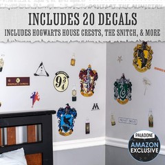 Harry Potter Inspired Wall Stickers 20pcs Wizard Magic Removable Decals Decor