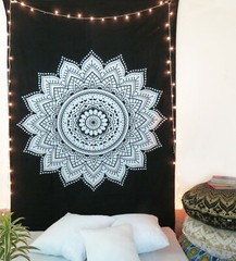 Mandala Tapestry Indian Wall Hanging Decor Bohemian Hippie Queen Twin Poster New