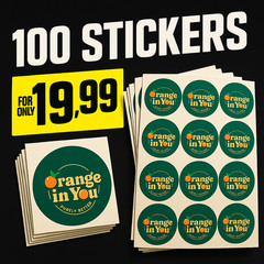 Custom Stickers – Matte or Glossy – Waterproof, UV & Fridge Proof