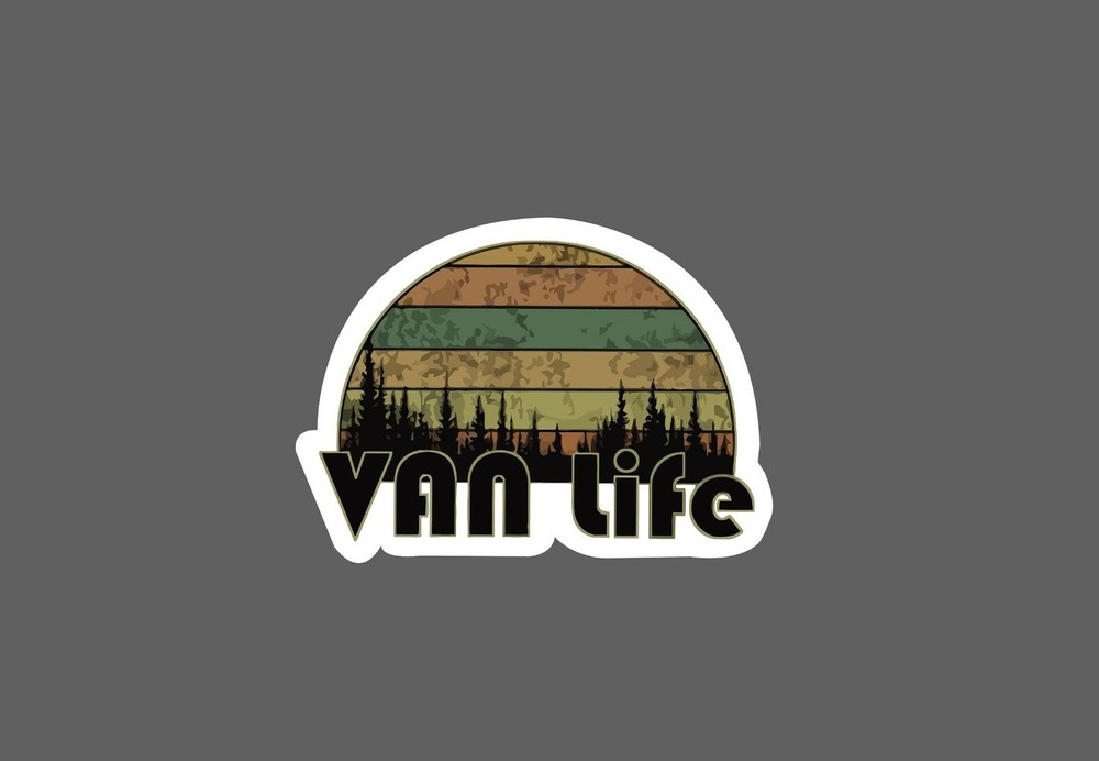 Van Life Sticker Travel Nature Waterproof – Buy Any 4 For $1.75 Each Storewide!