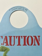 Vintage The Muppet Show Kermit Door Hanger Sign 1981 Henson Muppets RARE