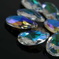 10PC AB Crystal Lamp Prism Rainbow Glass Chandelier Suncatcher Pendant Christmas