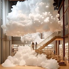 Polyester Fiber, Clouds for Room Ceiling, Cotton Clouds/7oz – Fake Snow 200g