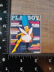 The Simpson Funny Adult Humor Playboy Magazine Cover Vinyl Decal Sticker