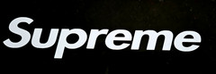 White Supreme Vinyl Decal Sticker 2×8 Inches For Any Surface Waterproof 2/24