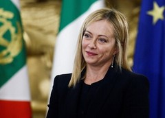 GIORGIA MELONI Prime Minister of Italy Glossy Poster Photo Picture Print