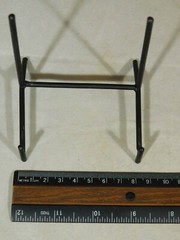 Easel Display Stand Lot of FIVE Medium Size Black Metal