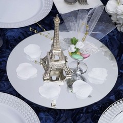 20 pcs 12″ Oval MIRRORS Wedding Party Reception Wholesale CENTERPIECES Supplies