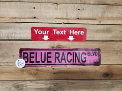 Custom Personalized Street Signs, garage sign, road sign, RUSTY VINTAGE LOOK new