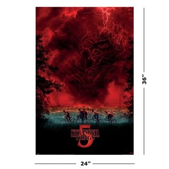 Stranger Things – Seasons 1, 2, 3, 4 & 5 – TV Show Poster Set (Regular Styles 4)
