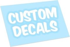 Custom Printed Full Color Outdoor Vinyl Car Bumper Sticker Decal Die Cut