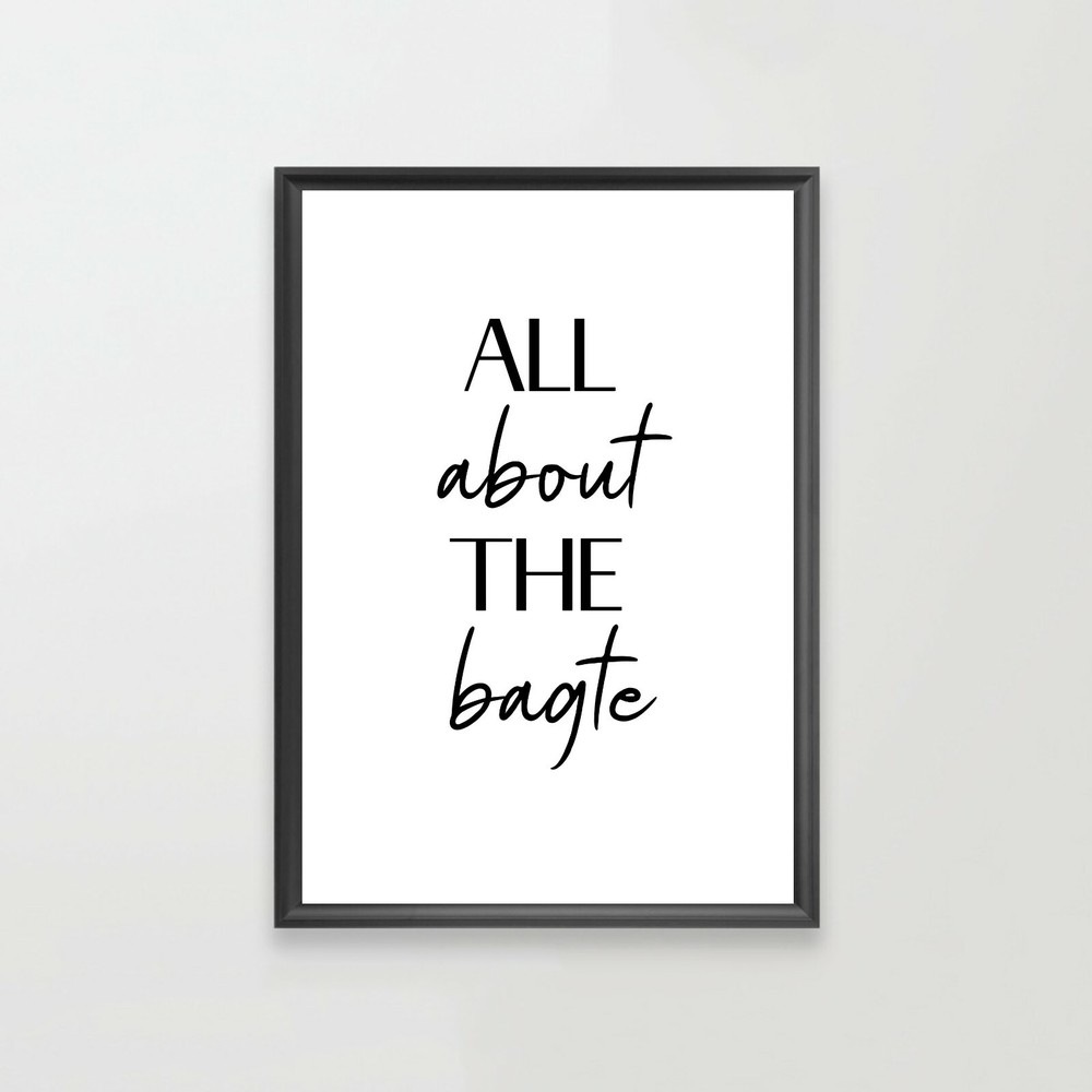 Kitchen Dining Room Wall Art Funny Text Prints Posters Fun Quotes Home Décor