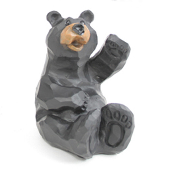 Whimsical Black Playing Bears (Your Choice) Wildlife Figurines Indoor Home Decor