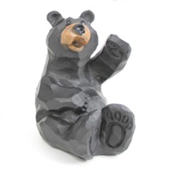 Whimsical Black Playing Bears (Your Choice) Wildlife Figurines Indoor Home Decor